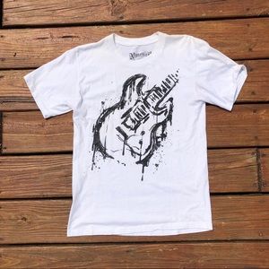 guitar tee shirt boys large